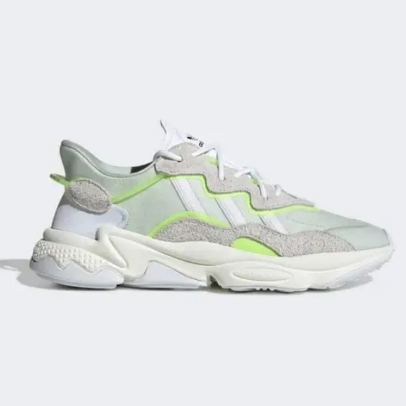 Adidas Ozweego lime and beige sneakers - Picture 6 of 7